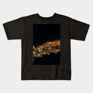 Colored sea whip coral goby Kids T-Shirt